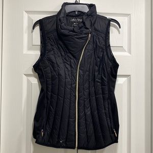 Calvin Klein Performance puffer vest - all zippers work size small -